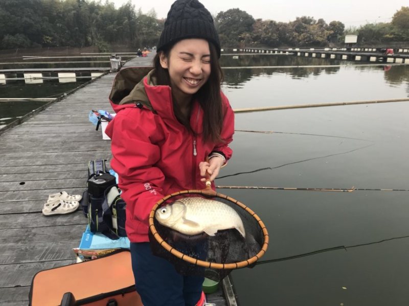 初冬のヘラブナ釣り