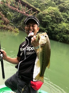 雨の合川ダム!パラダイスでした!