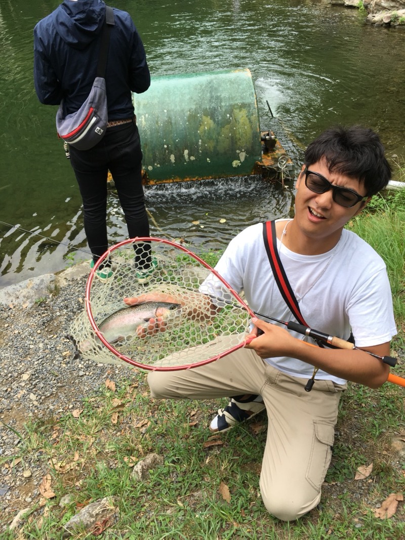 朽木渓流魚センター トラウトフィッシング