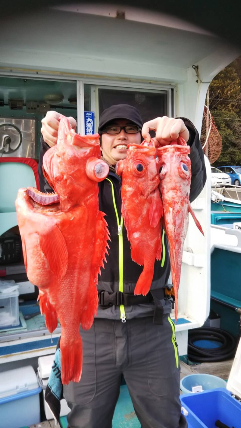 深海の高級魚を求めて・・・