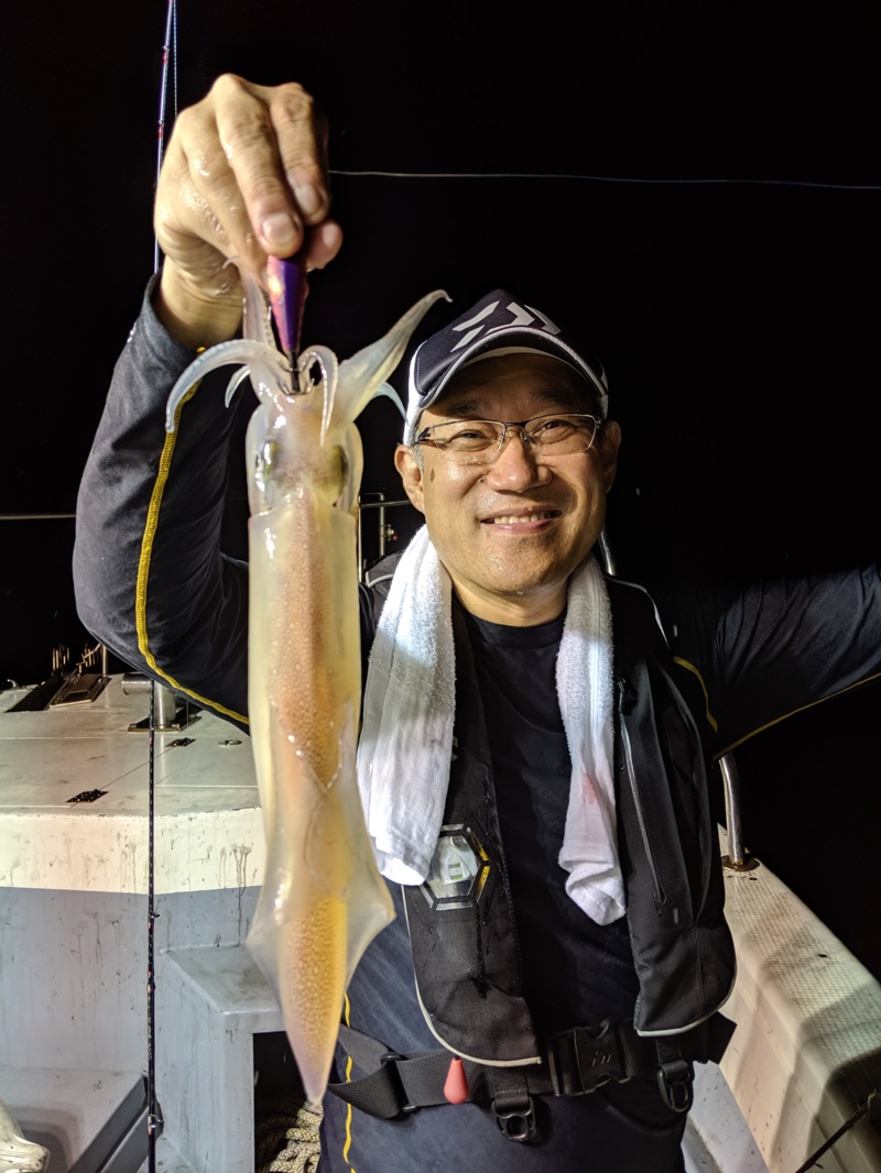 白イカ釣り 初めてのオモリグ釣法