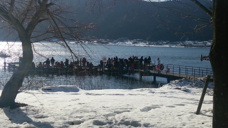 余呉湖わかさぎ釣り