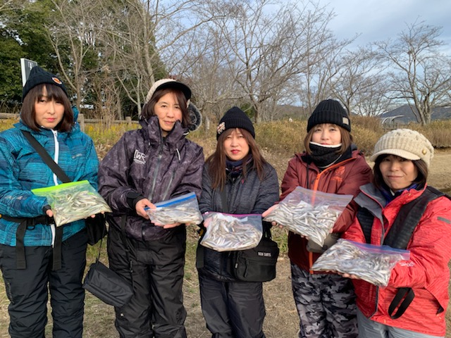 青野ダムわかさぎ釣行