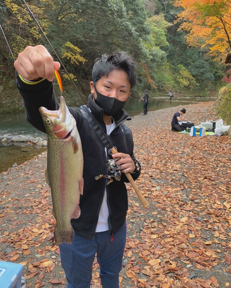 芥川管理釣り場へ