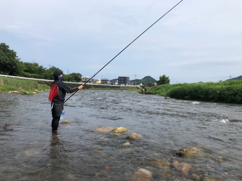 初めての鮎釣り