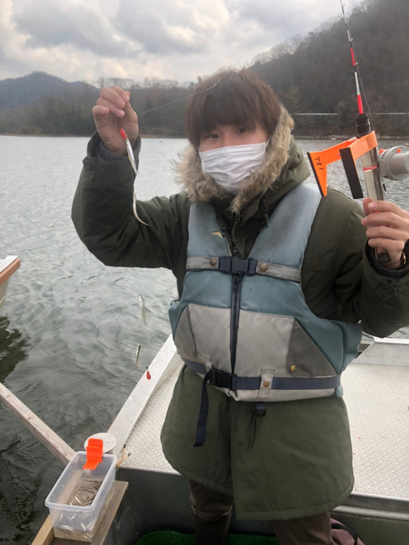 青野ダムワカサギ釣り