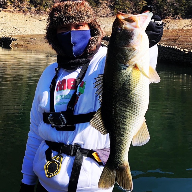 晩冬の池原ダム釣行