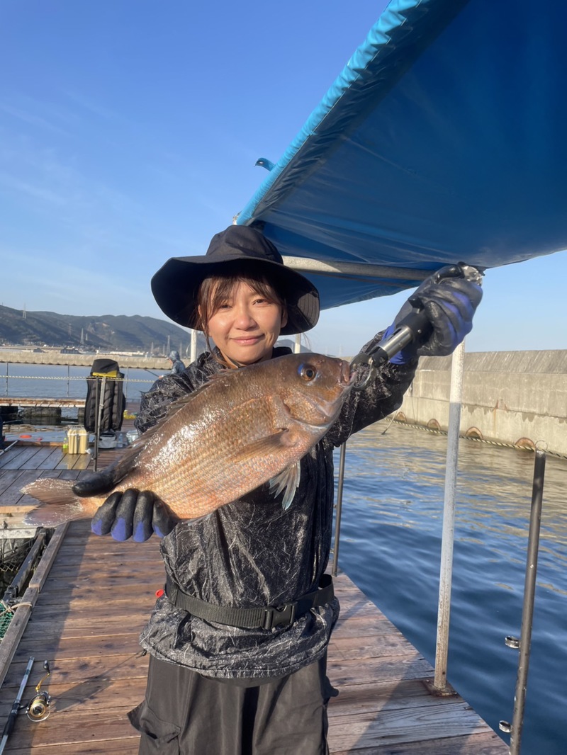 海上釣堀で鯛祭り⁉