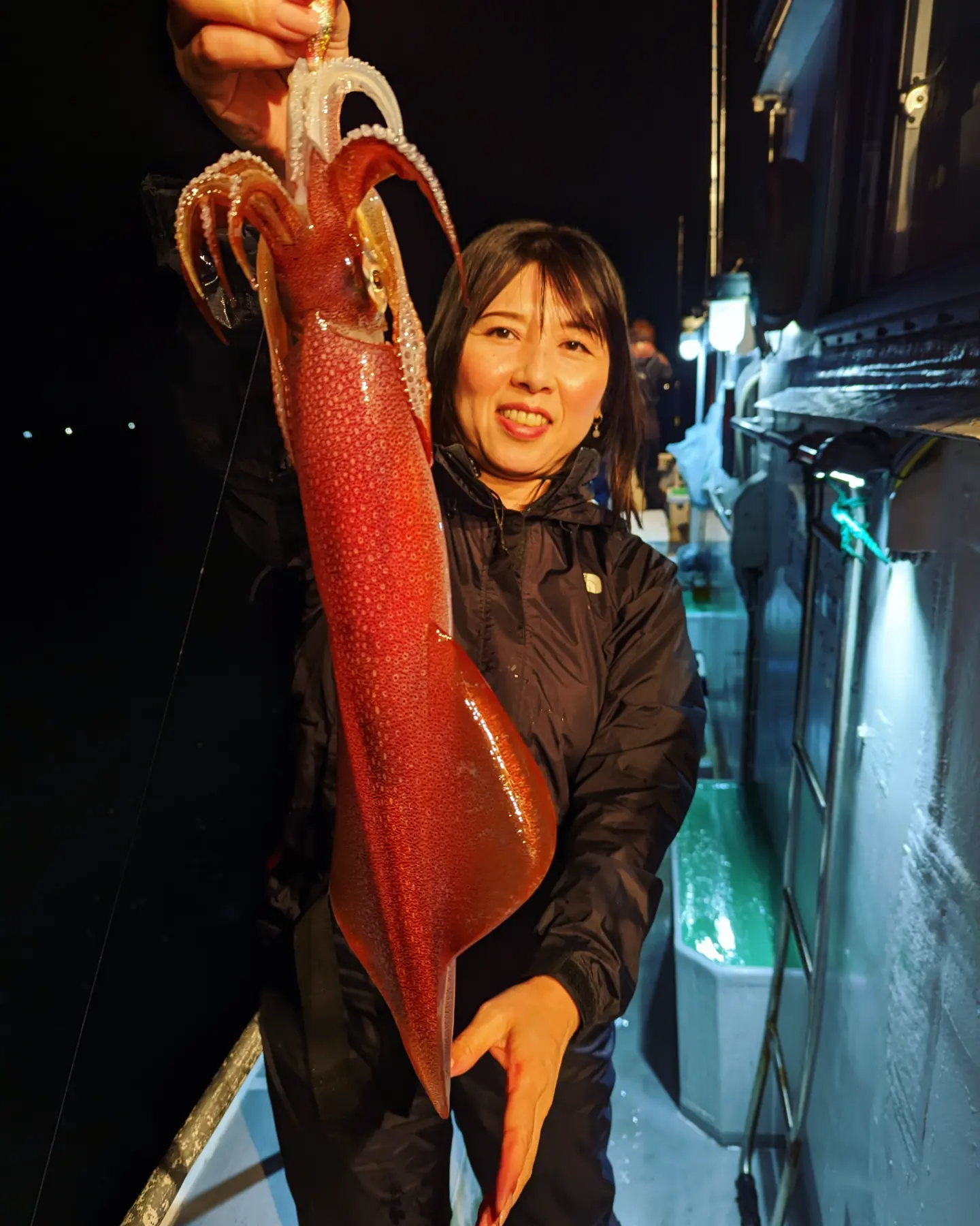 今年初のイカ釣り