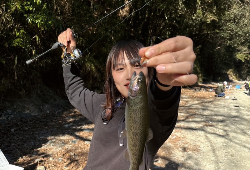 芥川鱒管理釣場に行きました!