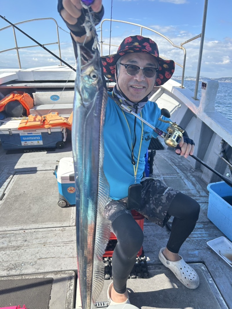 兵庫県明石沖のテンヤでタチウオ釣果