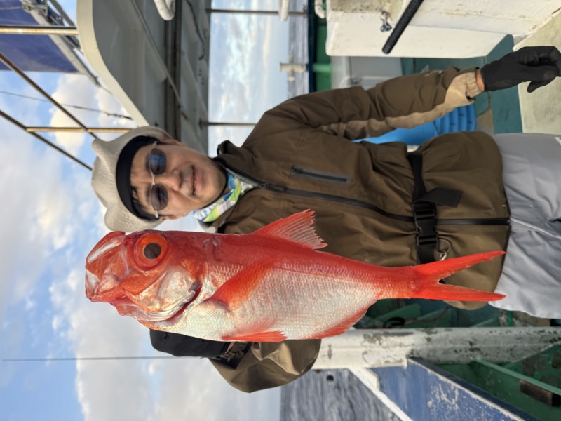 静岡県新島沖でジギングのキンメ・クロムツ釣果