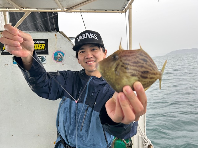 今期初カワハギ