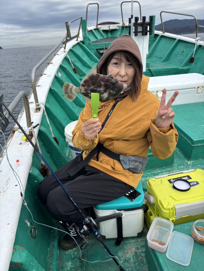 和歌山県の釣船「清風丸」でカワハギ釣果