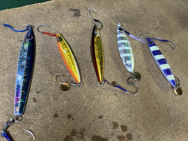 神戸明石の釣船「海連丸」のジギングでグチ釣果