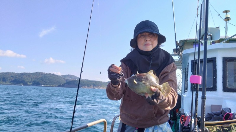 和歌山県和歌山市市堀川の「清風丸」でカワハギ釣果
