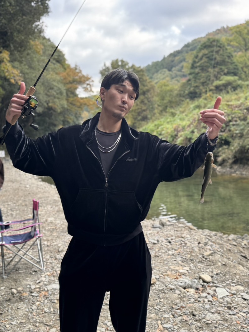 大阪府高槻市の管理釣り場「芥川マス釣り場」でニジマス釣果