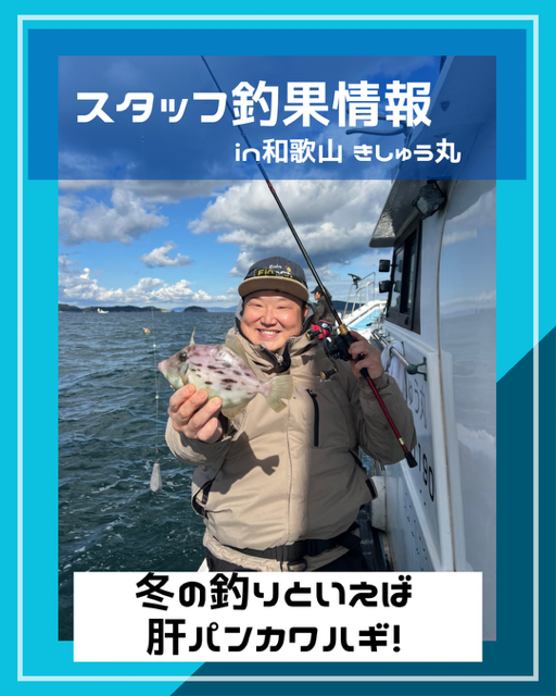 和歌山紀北エリアの船釣りでカワハギ釣果