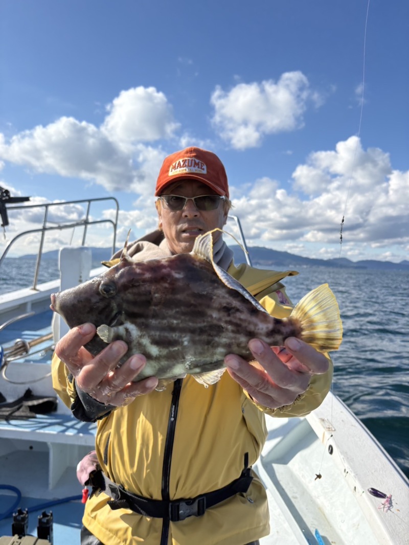 和歌山紀北エリアの船釣りでカワハギ釣果