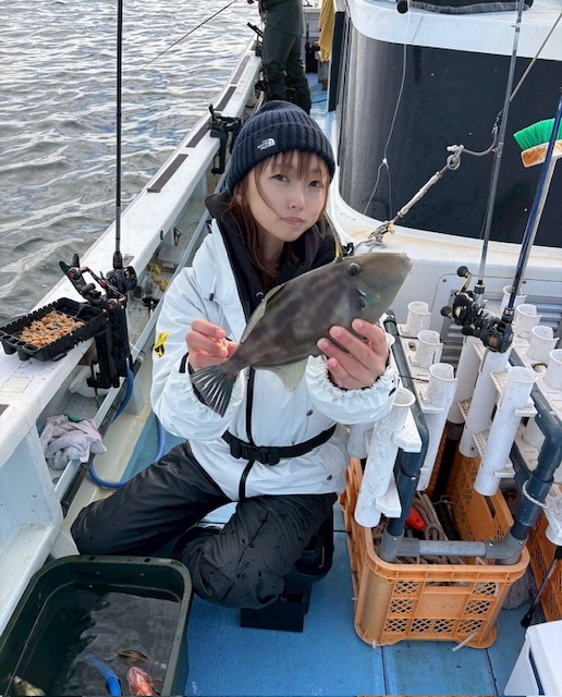 和歌山紀北エリアの船釣りでカワハギ釣果