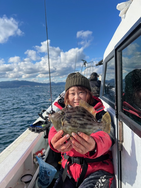 和歌山紀北エリアの船釣りでカワハギ釣果