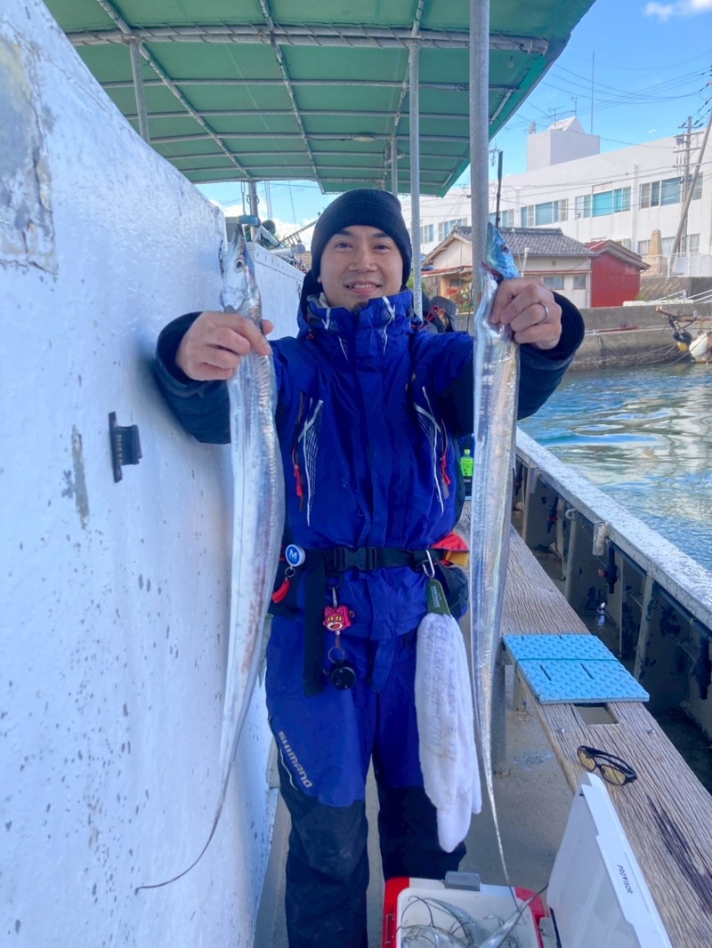 大阪泉州谷川港出船の『いずみ丸』でタチウオ釣果