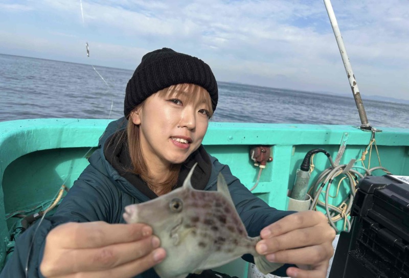 和歌山沖の船釣りでカワハギ釣果