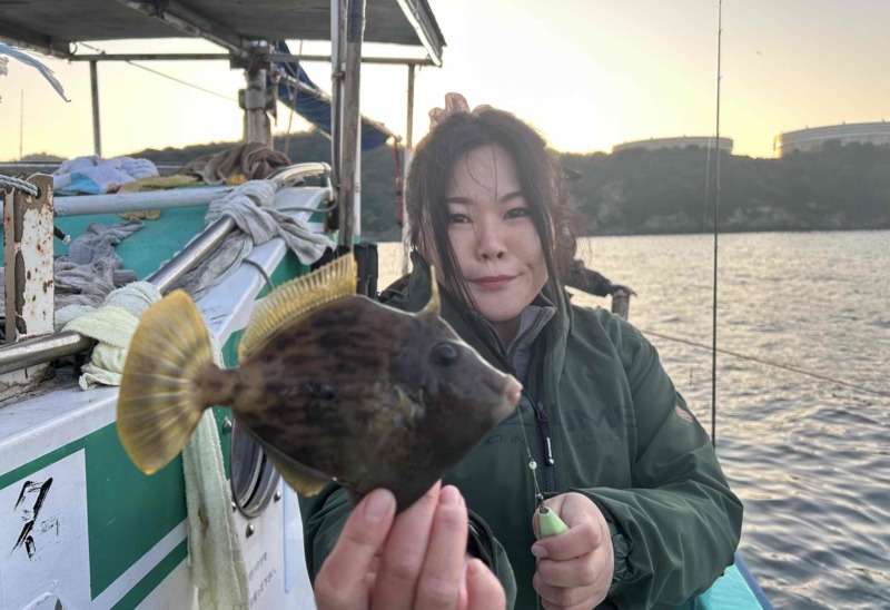 和歌山沖の船釣りでカワハギ釣果