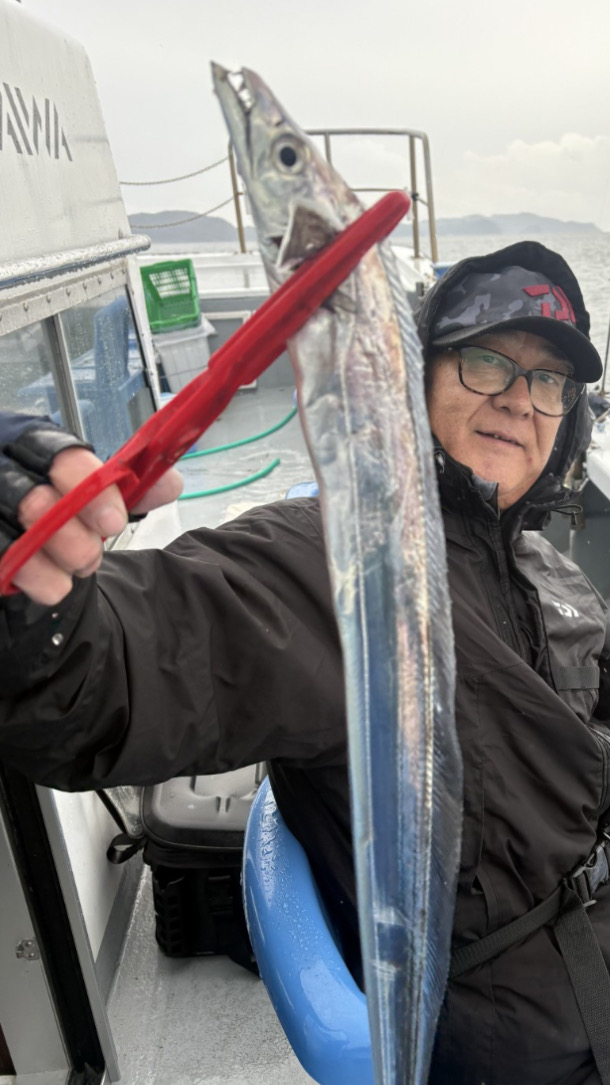 淡路島洲本沖の船釣りでタチウオ釣果