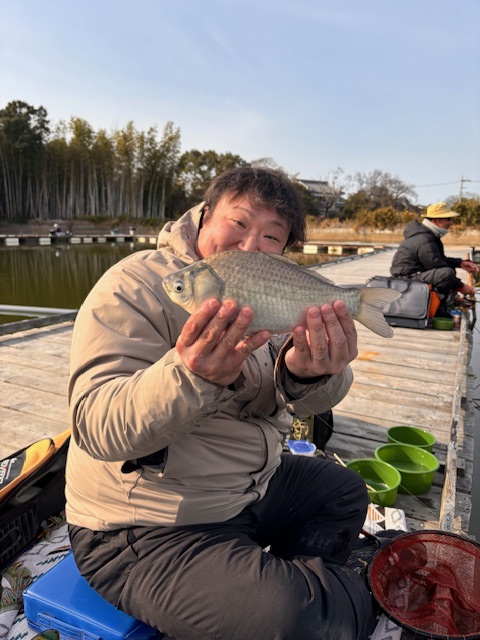大阪府貝塚市「水藻フィッシングセンター」のヘラブナ釣果