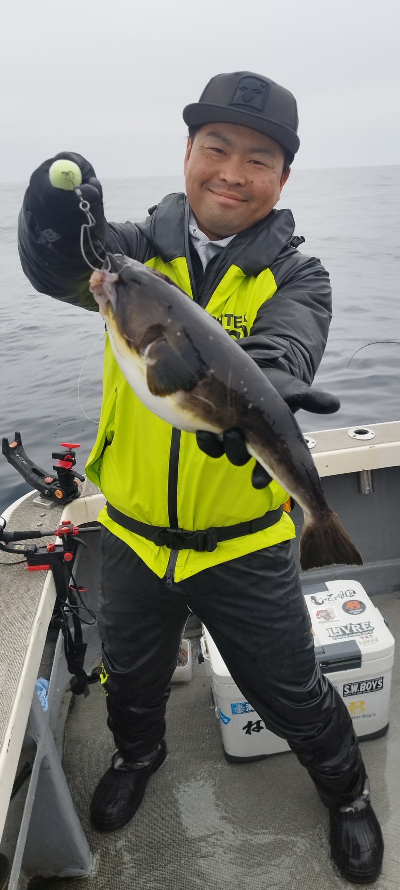 兵庫県柴山港大吉丸でのマフグ釣果
