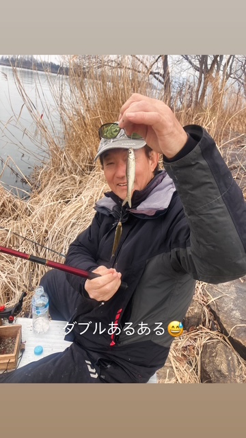 琵琶湖南湖東岸でホンモロコ5