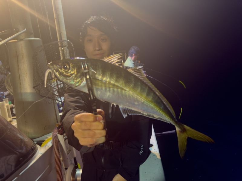 和歌山県日高郡「泰斗丸」のバチコンでアジ釣果