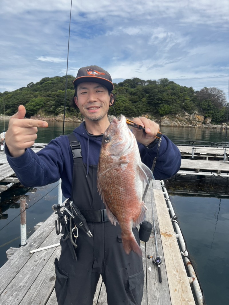 和歌山県広川町「釣堀紀州」鯛、シマアジ、メジロ釣果