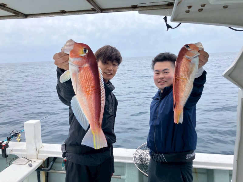 福井県若狭湾「新航丸」でアマダイ五目釣果