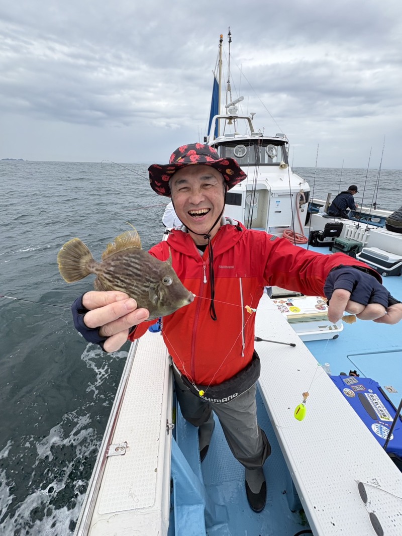 徳島県阿南「水天丸」のカワハギ釣果