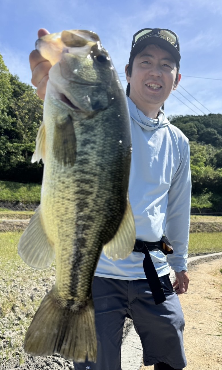 兵庫県淡路島野池のバス釣果