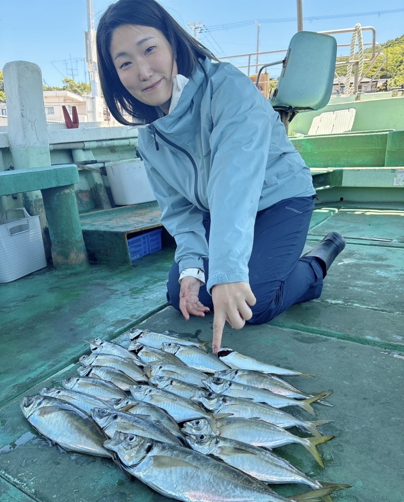 大阪府泉南「第二小島丸」のギガアジ釣果