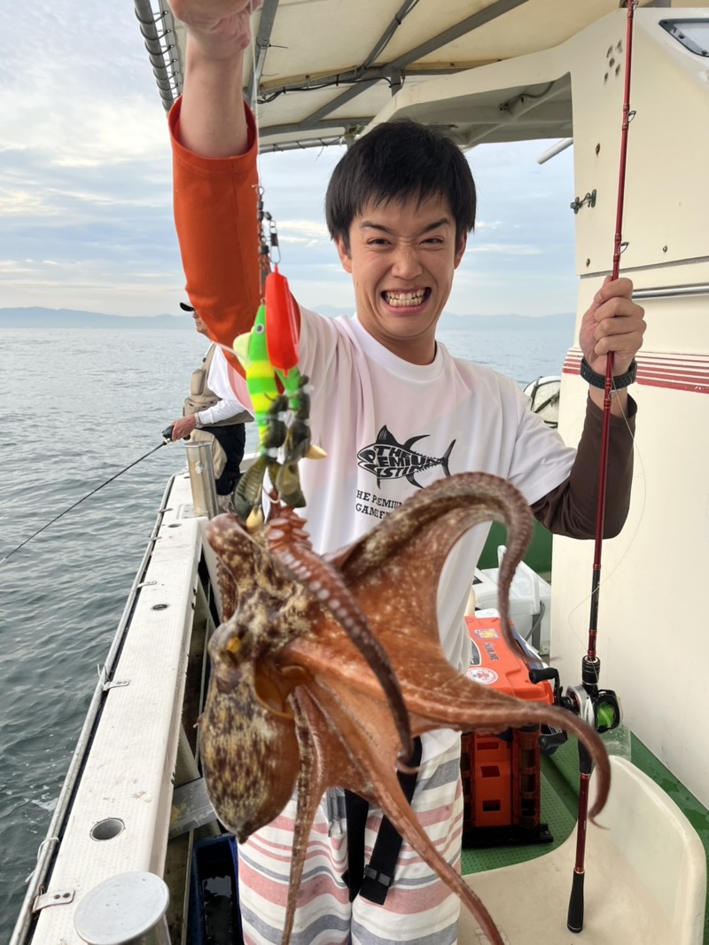兵庫県明石市「丸松乗合船」のタコ釣行