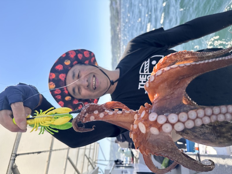 淡路島<<くにうみ丸>>でのタコ釣り釣果
