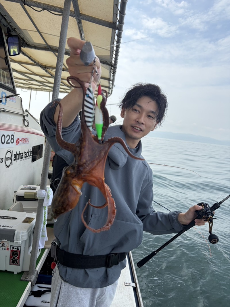 明石丸松乗合船 船タコ釣り