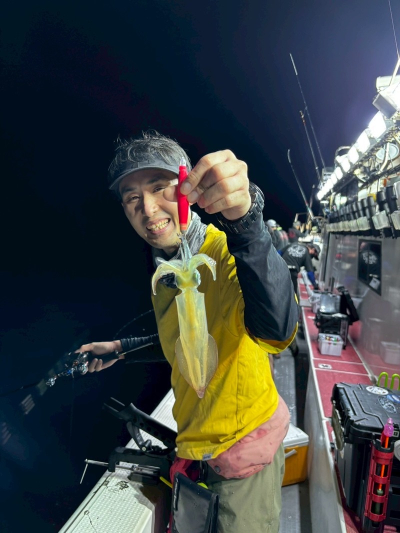 福井県美浜町「米春丸」イカメタルでマイカ釣果