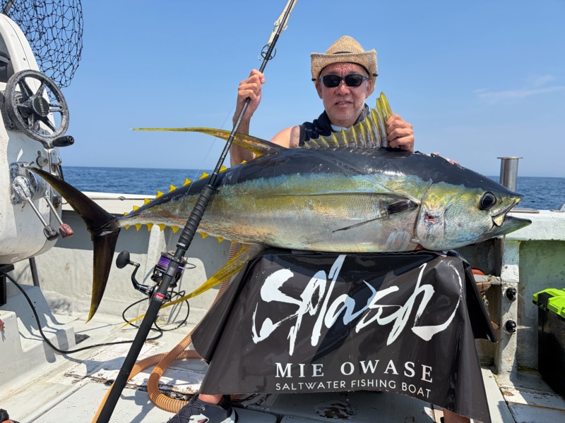 三重県志摩沖【スプラッシュ】キャスティングのキハダマグロ釣果