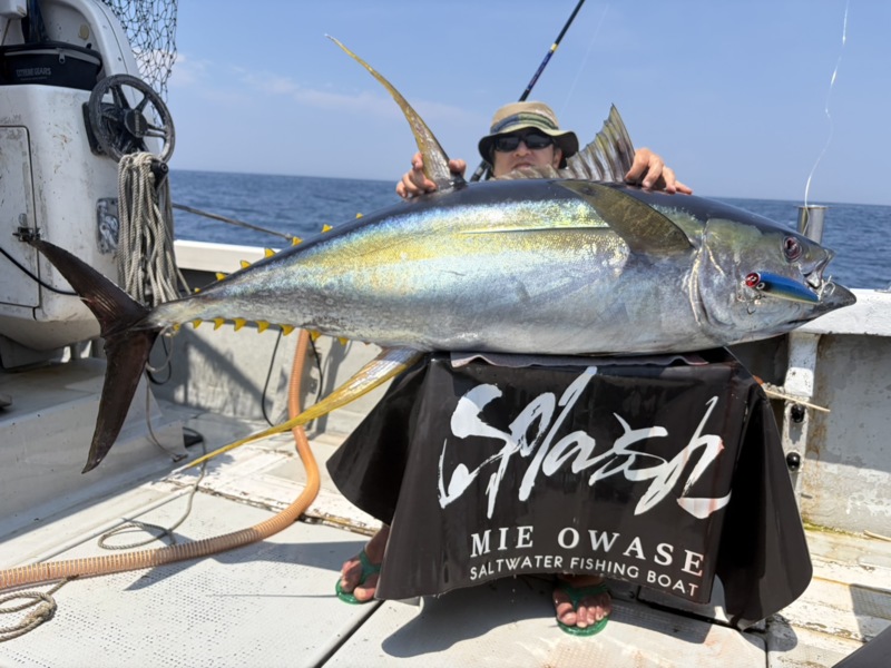 三重県志摩沖【スプラッシュ】キャスティングのキハダマグロ釣果