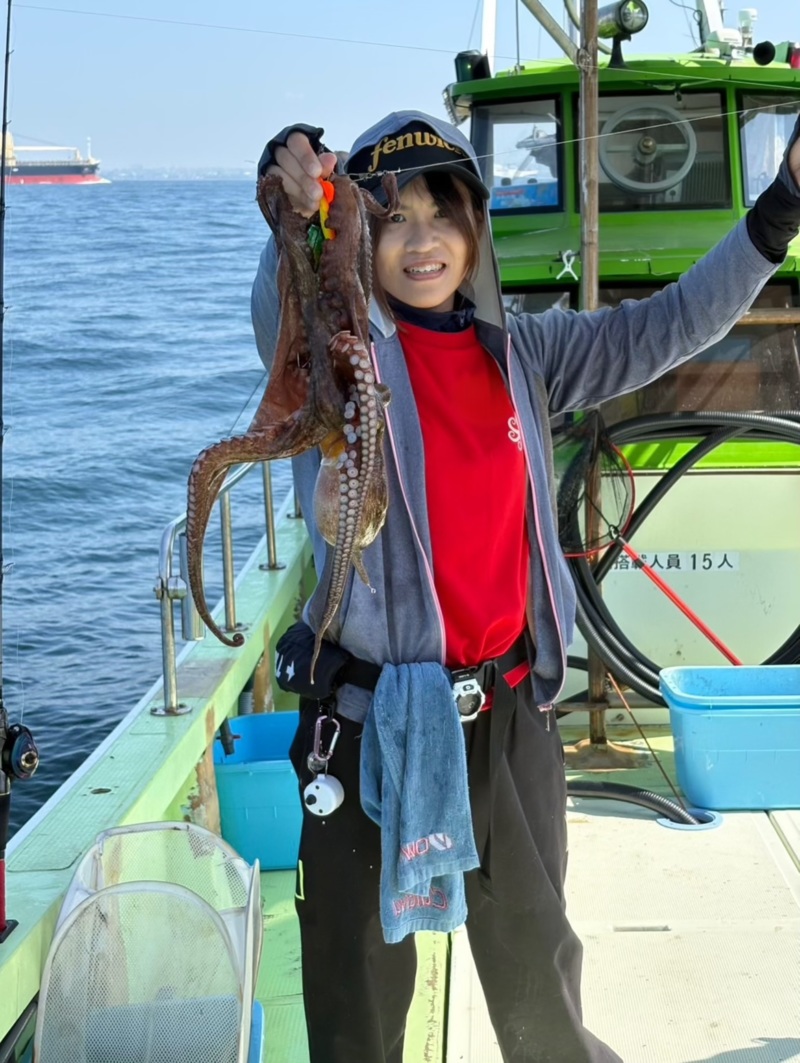 淡路島栄進丸タコ釣り釣果
