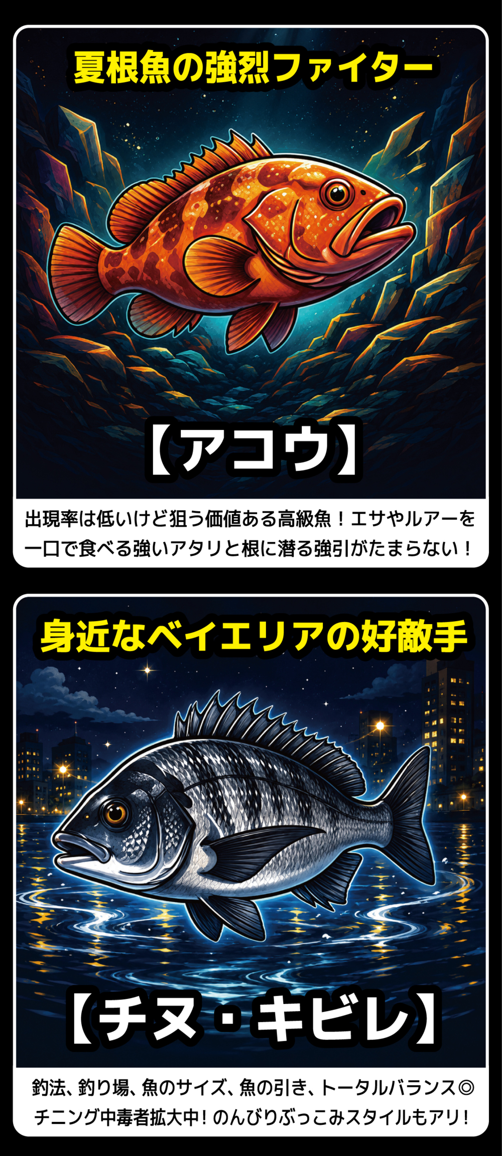 暑さを避けて【夜釣り】をもっと楽しもう