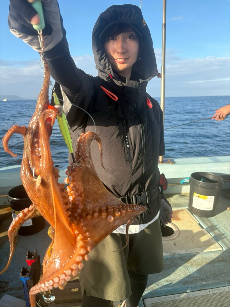 兵庫県明石沖「新世丸」タコ釣果
