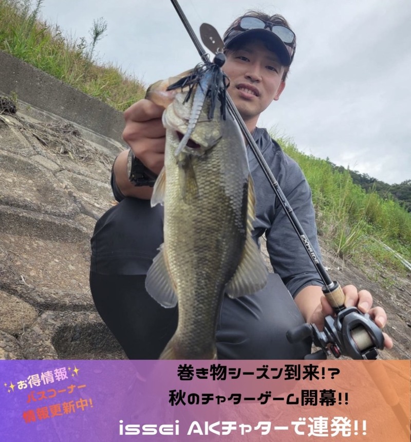 淡路島のオカッパリでブラックバス釣果