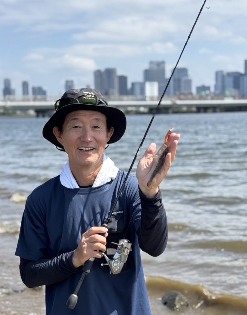 大阪市淀川河口右岸からのルアーでハゼ釣果