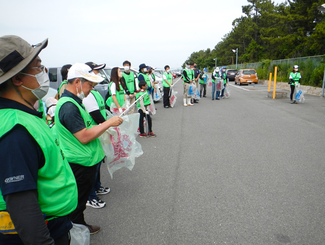 大阪湾クリーン作戦に参加